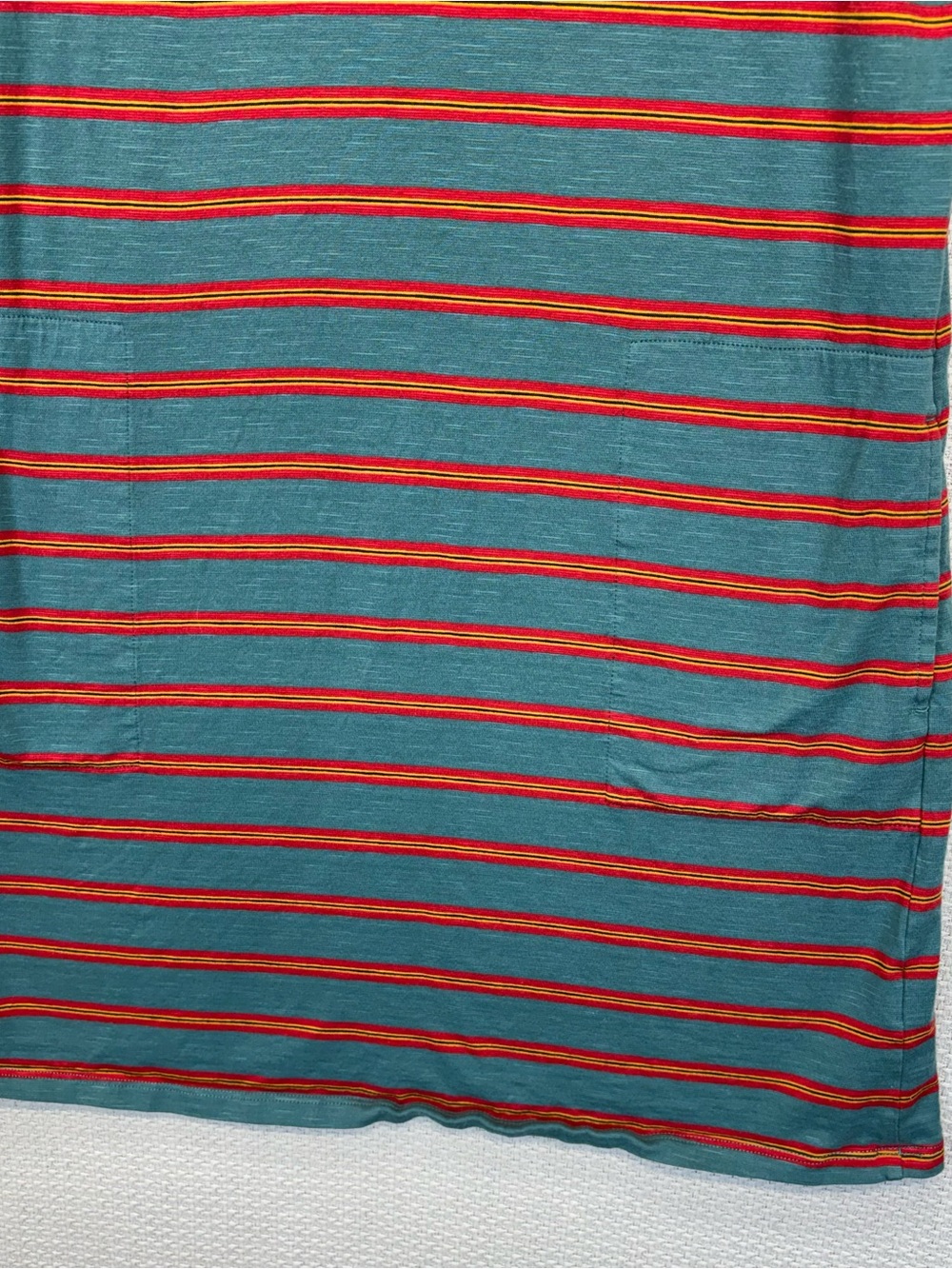 Toad & Co Women's S Long Sleeve Striped Shirt Dress Organic Cotton Boho Preppy - Picture 4 of 9